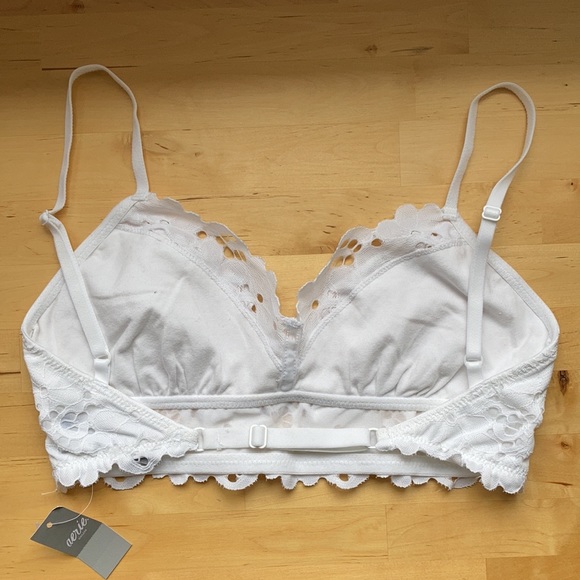 NWT white Aerie lace bralette - size Small - Picture 4 of 8